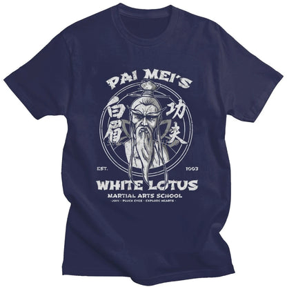 Pai Mei White Lotus - Kill Bill - T-Shirt Men Short Sleeves Cotton