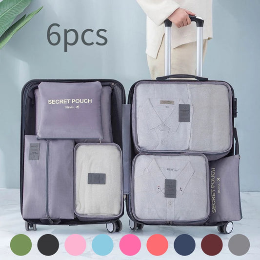 6-Piece Portable Travel Organizer Set