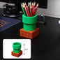 Pen Holder - Super Mario Bros - Desk Makeup Brush Holder - Stationery Pencil Storage Box Toy 10cm