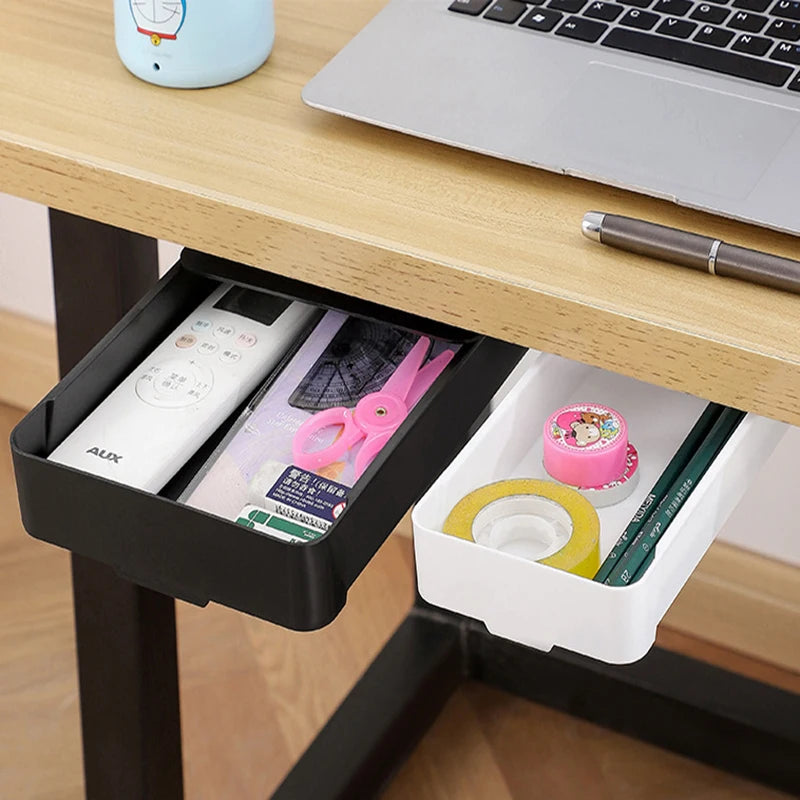 Self Stick Table Storage Drawer