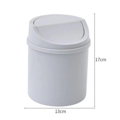 Mini Desktop Trash Can with Cover