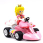 Action Figure  - Super Mario Bros Karting - Luigi Bowser Princess Peach Yoshi Toys Pull Back Car Game