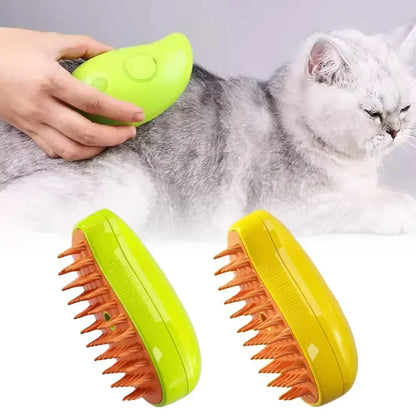 Cat Steam Brush Steamy Dog Brush 3 in 1