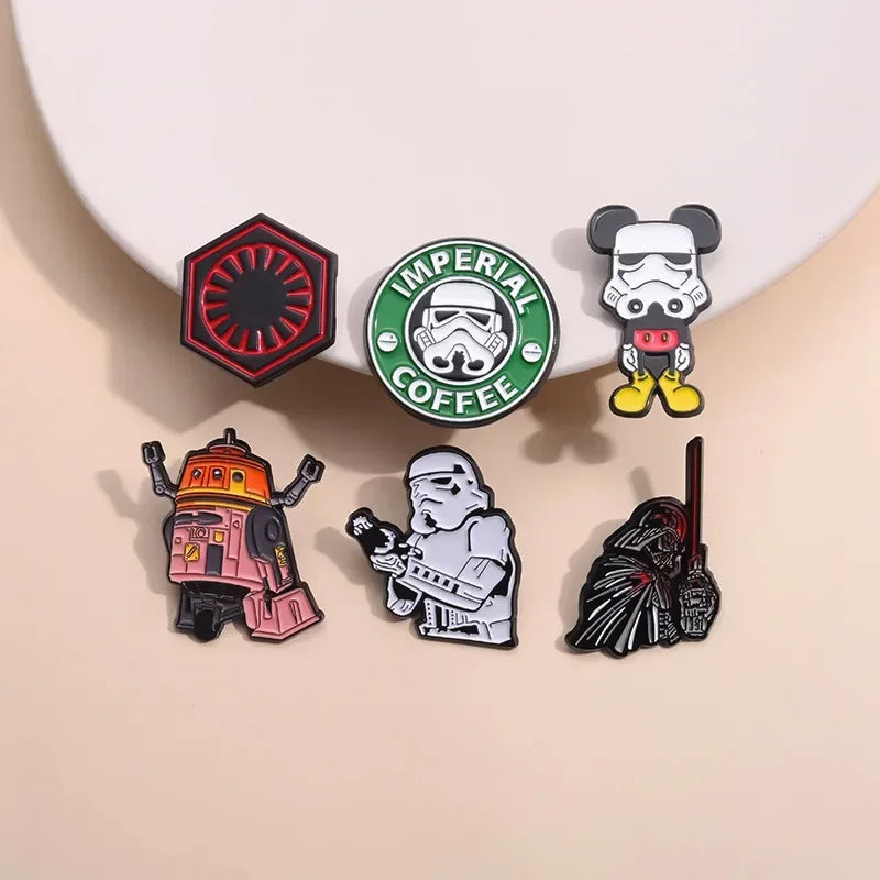 Pins for Backpack Bag Clothes - Star Wars -Metal Lapel Badges Brooches