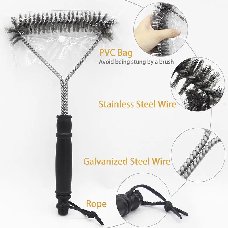 Stainless Steel BBQ Grill Brush