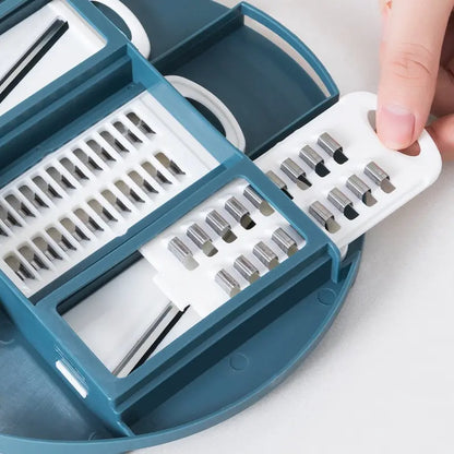 9-in-1 Multi-Functional Vegetable Cutter & Grater Set